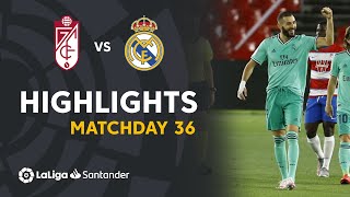 Highlights Granada CF vs Real Madrid 12 [upl. by Roseanna]