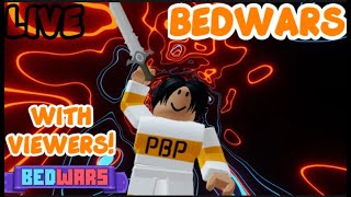 🔴LIVE Playing bedwars with viewers MILESTONE SPECIAL robloxbedwarsstream roblox bedwars [upl. by Ramonda]