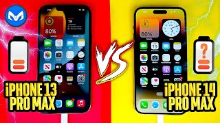 iPhone 14 Pro Max vs iPhone 13 Pro Max PRUEBA REAL BATERIA [upl. by Marice]