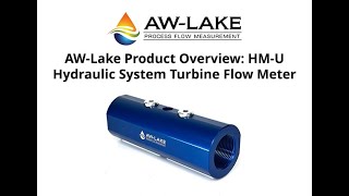 AWLake Product Overview HMU Hydraulic System Turbine Flow Meter [upl. by Nimoynib]