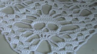 Haken  tutorial 124 schedelsjaal omslagdoek [upl. by Airak421]