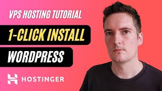 1Click Install WordPress on VPS Hostinger [upl. by Jermain]