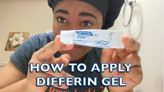 How to Apply Differin Gel  My Differin Skincare Routine [upl. by Chaim]