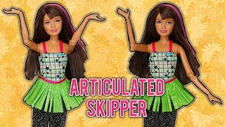 Articulated Skipper Barbie Doll Barbie Sisters Hula Dance Skipper [upl. by Doownel390]