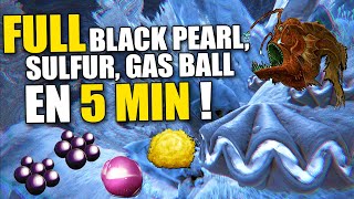 RÉCOLTER FULL DE BLACK PEARL SULFUR ET GAS BALL EN 5MIN SUR ARK  TUTO ARK [upl. by Samtsirhc539]