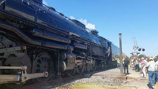 BIG BOY Steam Train 4014 NAVASOTA TEXAS [upl. by Zuzana]