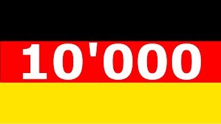 Zahlen von 1 bis 10000 auf Deutsch [upl. by Cosme]