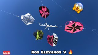 Nos Llevamos 9 🔥 Chichigua Lajiando Volando Chichigua 😱 Haciendo Guiso Papalote O Cometa SportKite [upl. by Anitnoc]