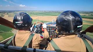 Caproni Ca3 at Fly Party 2024 video 7 landing at Bagnoli [upl. by Namwob]