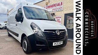 Walk around video for a Vauxhall Movano 3500 23 Turbo D 135ps L3H2 Van [upl. by Nawor]