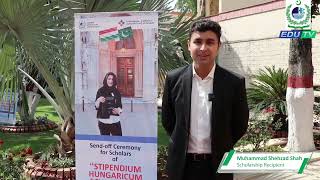 Stipendium Hungaricum Scholarship Program Scholarship Recipient M Shehzad Shah [upl. by Mongeau999]