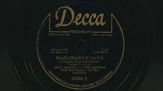 1947 BING CROSBY MacNamaras Band  St Patricks Day Album  78 RPM Record [upl. by Aicatsal533]