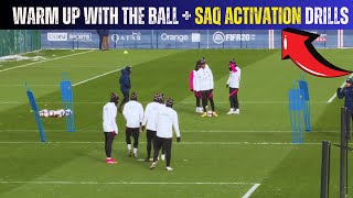 🎯Warm Up with the ball  SAQ Activation Drills  PSG Training [upl. by Schmidt853]