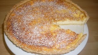 Recette TARTE AU FROMAGE BLANC ET PIGNON DE PIN [upl. by Yslehc]