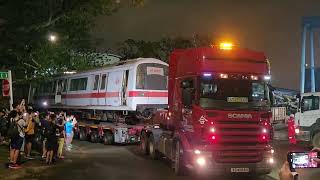 SMRT Trains  Farewell New Logo SIEDecommissionedScrapped C651 EMU201 at Toyotron [upl. by Dlanod]