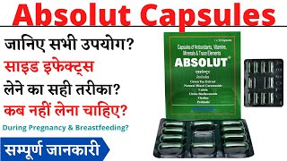 Absolut Capsules Uses amp Side Effects in Hindi  Absolut Capsules Ke Fayde Aur Nuksan [upl. by Vincenta]