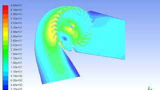 Crossflowfan simulation [upl. by Gadmon]