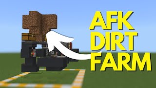 Easy Dirt Farm for Minecraft Bedrock Edition [upl. by Lukasz]