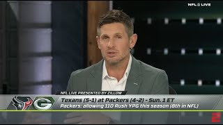 ESPN NFL LIVE  Dan Orlovsky CONFIDENT Green Bay Packers Will SLOW DOWN Texans For A Big Win [upl. by Adieno]