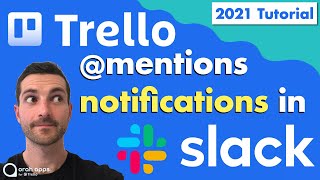 Get Trello Notifications in Slack  When youre tagged on a Trello card [upl. by Sibie]