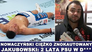 CIĘŻKI NOKAUT JAKUBOWSKI 2 LATA POSZŁY PSU W D [upl. by Bitthia]