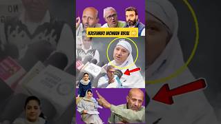 Kashmiri Woman 😳 viral video  Kashmir Election news  shorts  iltija Mufti  ER Rashid  Abdullah [upl. by Cod]