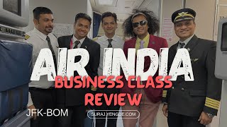 Air India Review New York To Mumbai Business Class by Suraj Yengde [upl. by Halley915]