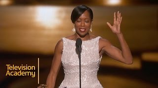 Emmys 2015  Regina King Wins Outstanding Supporting Actress In A Limited Series Or A Movie [upl. by Bianca]