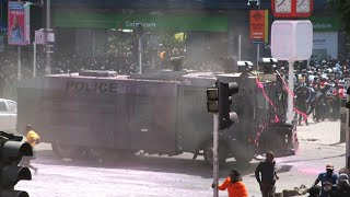 Kenyan demonstrators protest in Nairobis city centre  AFP [upl. by Forelli]