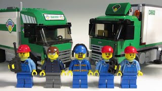 Lego City Cargo Truck Comparison Review [upl. by Antonella]