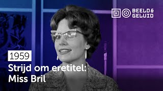 📼 Miss Bril verkiezing in Apollopaviljoen 1959 [upl. by Ihcekn]