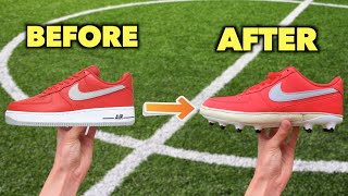 Turning ICONIC Shoes into Football Boots [upl. by Mcclish611]