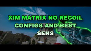 BEST SMG 12 NO RECOIL XIM MATRIX CONFIGS [upl. by Ragen546]