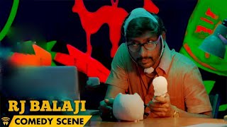 Naanum Rowdy Dhaan  RJ Balaji Comedy Scene  Vijay Sethupathi Nayanthara Vignesh Shivan [upl. by Haet]