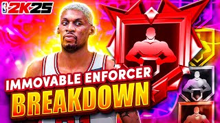 Immovable Enforcer Badge Breakdown What tier do you need this badge on your Lock Build in NBA 2K25 [upl. by Charline526]