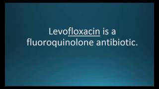 How to pronounce levofloxacin Levaquin Memorizing Pharmacology Flashcard [upl. by Ettenel530]