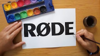 How to draw the RODE logo [upl. by Dias]