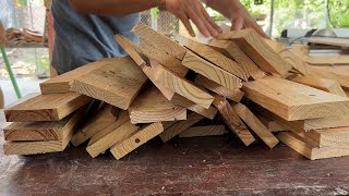 Super Unique Ideas Using Old Pallet Wood  Projects to Reuse Old Pallet Wood [upl. by Kinchen]