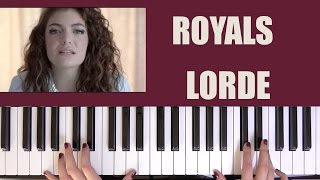 HOW TO PLAY ROYALS  LORDE [upl. by Nelrac581]