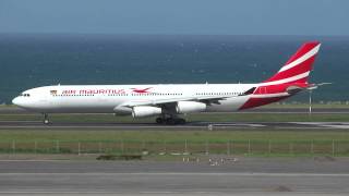 Roland Garros AirportA340300 Air Mauritius [upl. by Svoboda244]