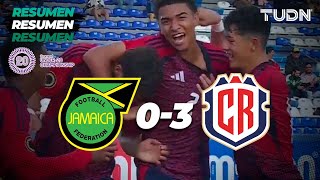 HIGHLIGHTS  Jamaica 03 Costa Rica  CONCACAF Sub20 Championship  TUDN [upl. by Niu]