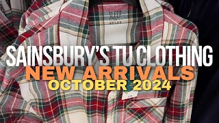 Whats New in Sainsburys TU Clothing  October 2024 4K [upl. by Aihcsrop76]