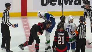 🔥Tempers Flare🔥Brady Tkachuk amp Dakota Joshua [upl. by Ellennaj723]