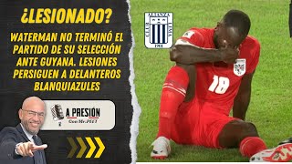 Cecilio Waterman salió lesionado de partido con la selección de Panamá [upl. by Rogerg720]