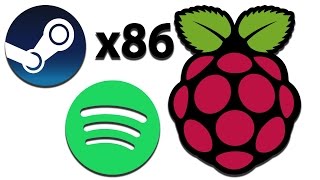 Steam Spotify and Unreal Tournament on Raspberry Pi  Exagear Desktop [upl. by Aihseuqram386]