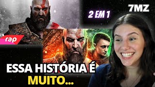 Rap do Kratos  EU SOU UM DEUS e Rap do Kratos e Atreus God of War  NÓS SOMOS DEUSES  NERD HITS [upl. by Nayt]