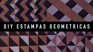 Tutorial Estampas Geométricas  Geometric patterns by Isabelle Verona [upl. by Atnim]