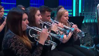 RWCMD Brass Band  Band Cymru 2018 Performance [upl. by Ardnuassac]