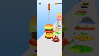 shorts  Burger X Run Game All Level Max🤯 gameplaygaming trendingviral youtubeshorts [upl. by Neema]