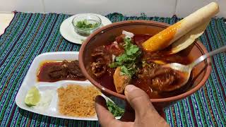 Birria de chivo estilo Jalisco cocida en la estufa para 5 personas [upl. by Laurice]